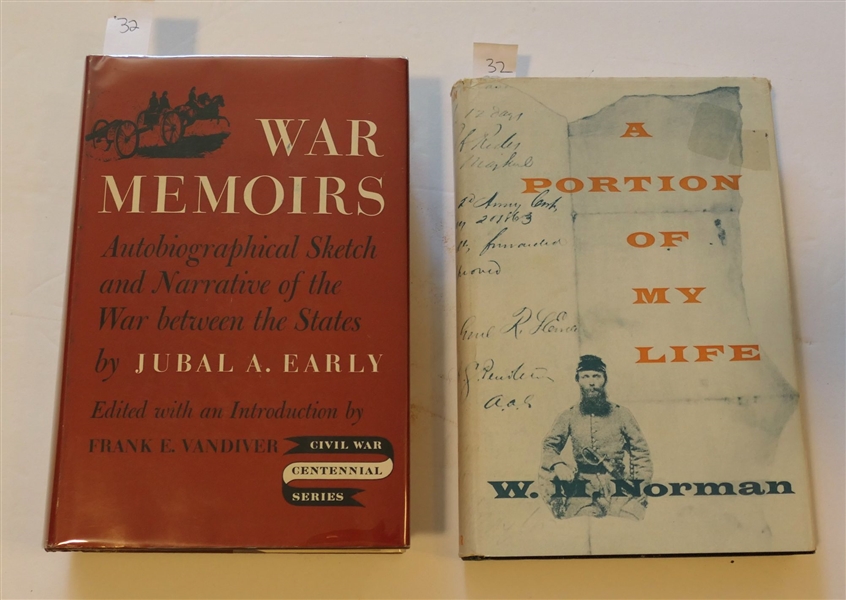 A Portion Of My Life - Being a Short & Imperfect History Written While a Prisoner of War on Johnsons Island 1864 by William M. Norman - Published in Winston Salem, NC 1959 - Hardcover Book with...