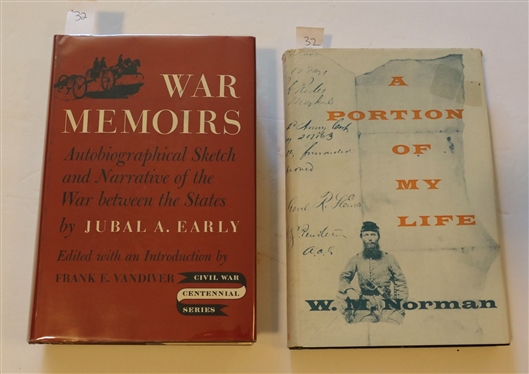 A Portion Of My Life - Being a Short & Imperfect History Written While a Prisoner of War on Johnson's Island 1864 by William M. Norman - Published in Winston Salem, NC 1959 - Hardcover Book with...
