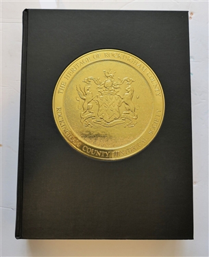 Rockingham County Heritage - North Carolina Hardcover Book with Gold Lettering Published in 1983
