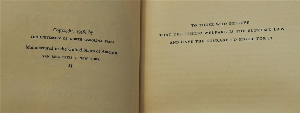 The Papers of Walter Clark 1857-1901 and 1902-1924 - Edited by Aubrey Lee Brooks and Hugh Talmage Lefler - Hardcover Books with Dust Jackets Published in 1948 & 1950 by the Chapel Hill Press