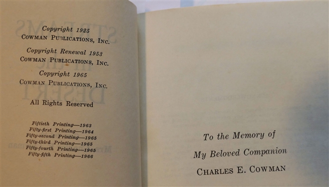 The Episcopal Church in North Carolina 1701-1959 Edited by Lawrence Foushee London and Sarah McCulloh Lemmon - Hardcover Book with Dust Jacket and Streams in the Desert by Mrs. Chas. E. Cowman...