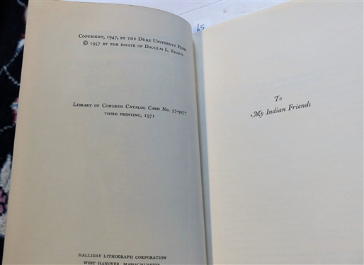 The American Indian in North Carolina by Douglas L. Rights -  Hardcover with Dust Jacket Third Printing 1971 and Indian Artifacts of The East and South - An Identification Guide by Robert...