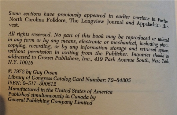 5 Books - These Old Stone Walls by Phillips Russell, Carolina Country Reader by James A. Chaney, Editor, The North Carolina Miscellany Edited by Richard Walser - University Of North Carolina...