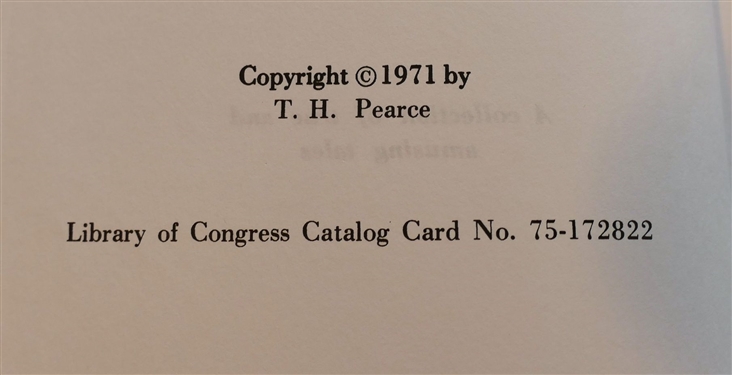 How To Sell A Dead Mule by T.H Pearce Author Signed First Printing Hardcover with Dust Jacket and They Fought - The Story of Franklin County Men In The Years 1861-1865 by T.H. Pearce - Author...