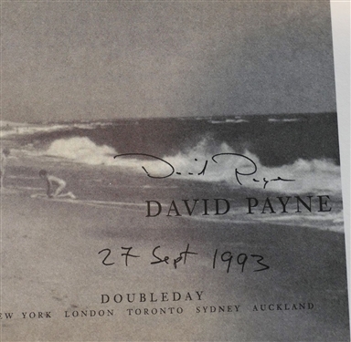 5 Hardcover Books by Henderson NC Author David Payne - Confession of a Taoist on Wall Street, Back to Wando Passo Author Signed and Inscribed, Early From The Dance First Edition, Ruin Creek...