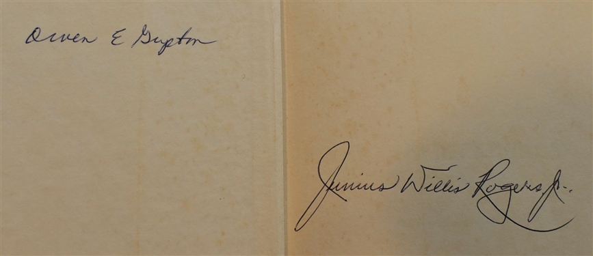 3 Copies of Father's Generation Gap by Junius Willis Rogers, Jr. - Henderson, NC Author - 2 Copies Are Author Signed, All 1971 Printings, 1 Missing Dust Jacket