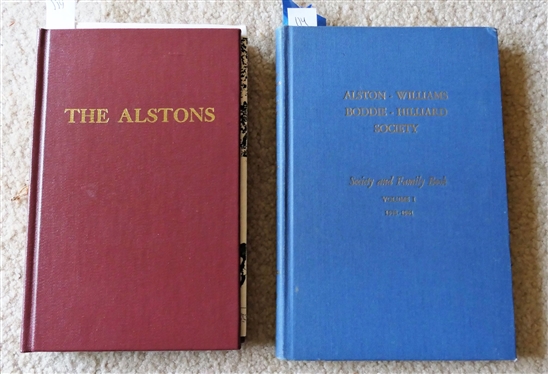 The Alstons - A Genealogy Into The Twenty First Century Compiled and Updated by Francis A. Rowe, Sr. August 1989 - Hardcover Book and Alston - Williams - Boddie - Hilliard Society: Society and...
