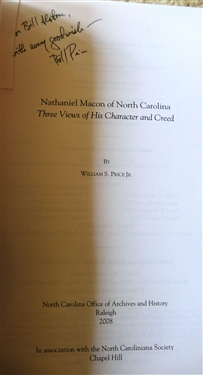 Lee and Longstreet at Gettysburg by Glenn Tucker - First Printing 1968, Life of Nathaniel Macon by William E. Dodd, Ph.D - Raleigh, NC 1903 - Hardcover, and Nathaniel Macon of North Carolina -...