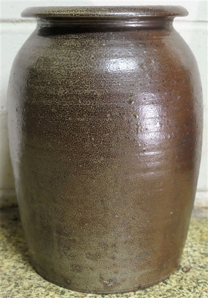 North Carolina Stone Crock - Dark Brown - Measures 10" Tall 