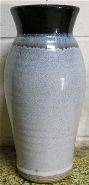 Tucker Artist Signed Art Pottery Vase - Measures 11 1/2" tall 