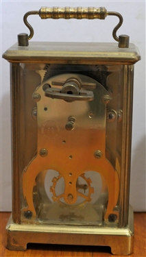 Schatz - Made in Germany Carriage Clock and Bulova Moon Phase Quartz Carriage Clock - Made in Germany - Schatz Carriage Clock Measures 5 Tall