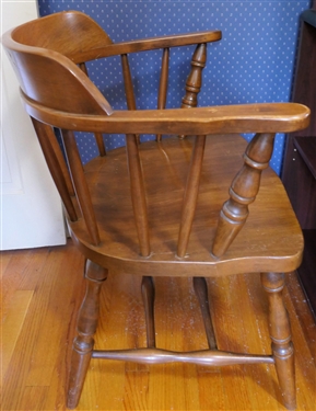 Hardrock Maple Captains Chair - Measures 30 tall 25 by 18 1/2 