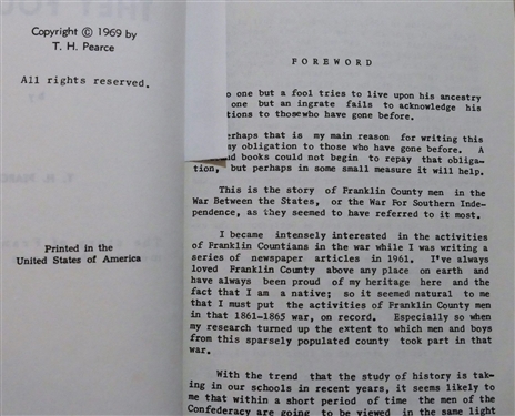 Yearbook of the National Society Daughters of the American Revolution of North Carolina 1956 Paperbound and They Fought by T.H. Pearce 1969 Hardcover Book with Dust Jacket 