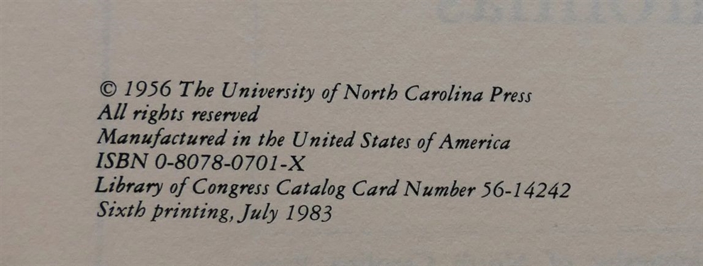 Sherman's March Through The Carolinas by John G. Barrett, 1956 Hardcover with Dust Jacket, The Civil War in North Carolina by John G. Barrett - 1983 Hardcover with Dust Jacket, and The True...