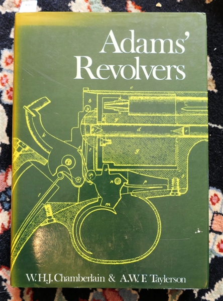 Adams Revolvers by W.H.J. Chamberlain and A.W.F. Taylerson 1976 Hardcover Book with Dust Jacket 