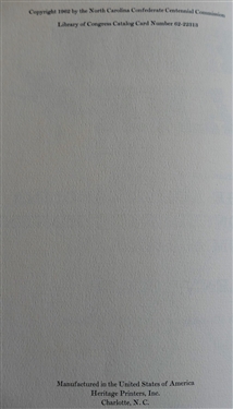 Front Rank by Glenn Tucker - 1962 Hardcover Book by the North Carolina Confederate Centennial Commission and A Tarheel Confederate and His Family By His Grandson Robert Garrison Elliot - 1989...