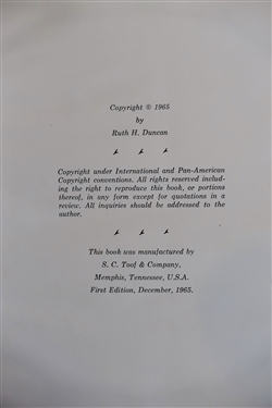 The Captain and Submarine CSS H.L. Hunley by Ruth H. Duncan First Edition - December, 1965 - Hardcover Book with Dust Jacket - Excellent Condition 