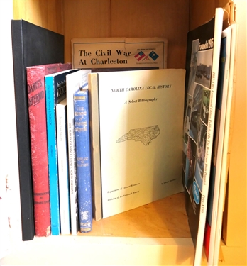 13 Books including Dantes Inferno Tracing Your Ancestry Soil Survey of Vance County, North Carolina The Rudiments of Figure Drawing Henderson Sesquicentennial  Edition 1841 - 1991 1881...