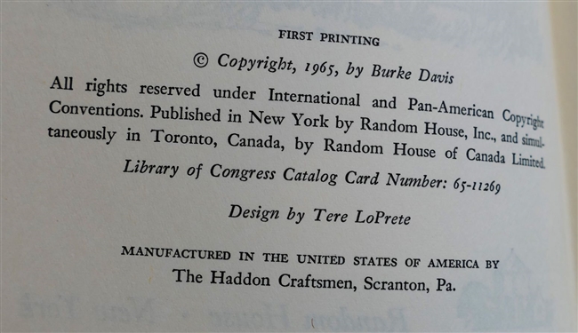 The Summer Land by North Carolina Author Burke Davis - Hardcover Author Signed First Printing  With Dust Jacket 