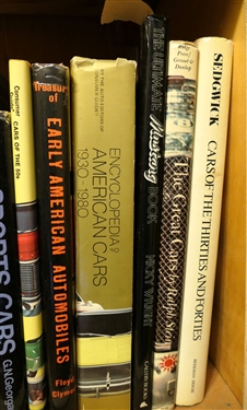 10 Books including Cars of The Thirties and Forties The Great Cars Encyclopedia of American Card 1930-1980 Early American Automobiles Cars of The 50's A History of Sports Cars