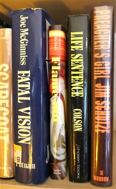 16 Books including House of Dreams Poisoned Apple Blind Man's Bluff Torpedo Junction Carbine War Pistols Thunder Below Deal By Me Scape Goat Fatal Vision Life Sentence Flame...