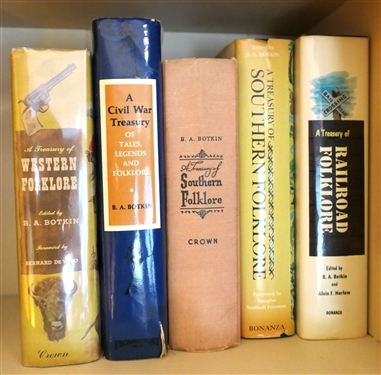 5 Books including Western Folklore A Civil War Treasury of Tales, Legends, and Folklore Southern Folklore Railroad Folklore 