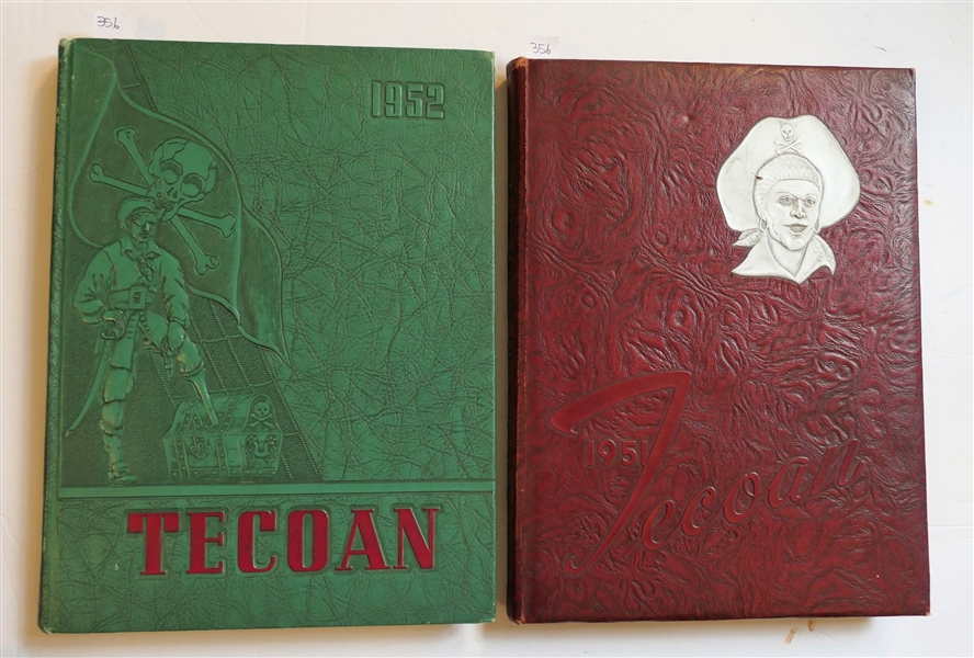 1951 and 1952 Tecoan -East Carolina University Annuals - Belonging to William Alston 