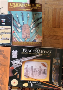 11 Books, Booklets, and Magazines on Guns - N. Flayderman & CO The Peacemakers Arms and Adventures In The American West How TO Find and Identify Arrowheads The American Gun American...