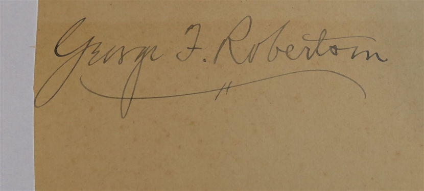 A Small Boy's Recollections of the Civil War by George F. Robertson 1932 Author Signed First Edition, A Small Boy's Recollections of the War Between States by George F. Robertson 1935 Printing,...