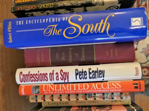 18 Books including Atlas of the United States and The World A Guide to Virginia's Historical Markers Guide to North Carolina's Highway Historical Markers Gentlemen Volunteers Entering The...