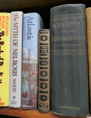 21 Books including Wildlife Management on Your Land Antiques and Collectibles Price Guide The Book of Predictions Atlantis A Short History of the Civil War A Laugh A Day Keeps the Doctor...