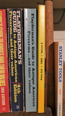 8 Books on Knives and Tools including The Official Price Guide to Knives Knives & Razors Pocket Knife Traders Price Guide Levine's Guided to Knives Flayderman's Guide to Antique American...