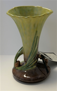 Roseville Pine Cone Vase - 8" - Number 288 - Shiny Finish 