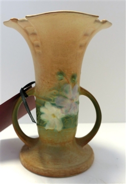 Roseville Cosmos Double Handle Footed Vase - 6 - Number 947