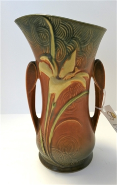 1946 Fenton Zephyr Lily 9 Double Handled Vase - Number 135 