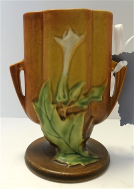 Roseville Thornapple Double Handled Vase - 6 Number 842