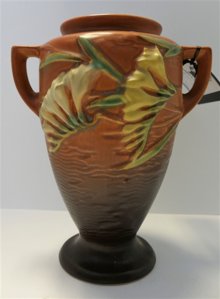 Roseville 1945 Freesia Vase - Number 2 - 12 - 8" Tall 