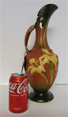 Large1948  Roseville Zephyr Lily  Ewer - Number 24 - 15 