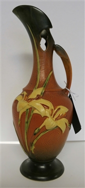 Large1948  Roseville Zephyr Lily  Ewer - Number 24 - 15 