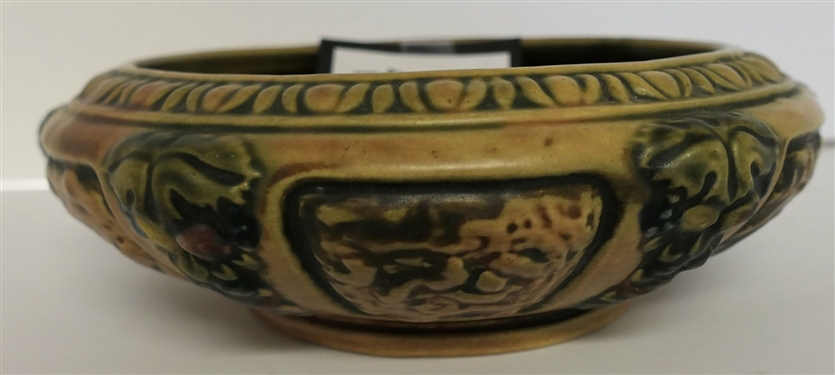 Roseville Florentine (1924-1928) Low Bowl  - Measures 2 3/4 tall 8 1/2 Across