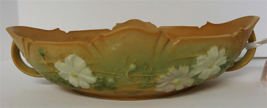 Roseville 1939 Cosmos Console Bowl with Original Sticker - Number 372 - 10