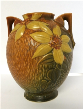 Roseville Clematis Vase - Number 107 - 8 