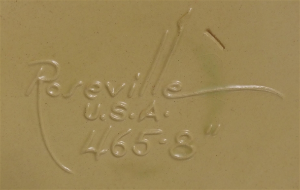 1945 Roseville Freesia Double Handled Console Bowl - Number 465 - 8