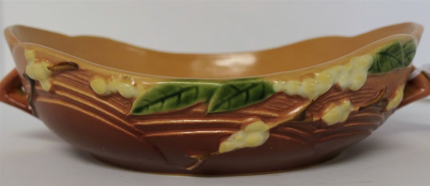 1946 Roseville Snowberry Console Bowl - Number 18L - 8