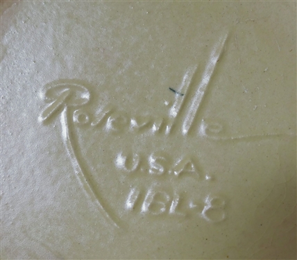 1946 Roseville Snowberry Console Bowl - Number 18L - 8