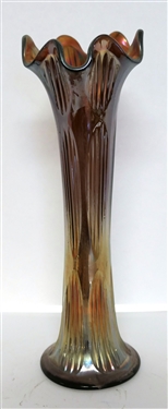 Fenton Carnival Vase - Measuring 11 1/4 Tall 