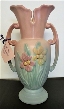 Large Hull Iris Vase - Mid 1940's - Number 414 - 10 1/2 Tall
