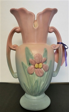 Large Hull Iris Vase - Mid 1940's - Number 414 - 10 1/2 Tall