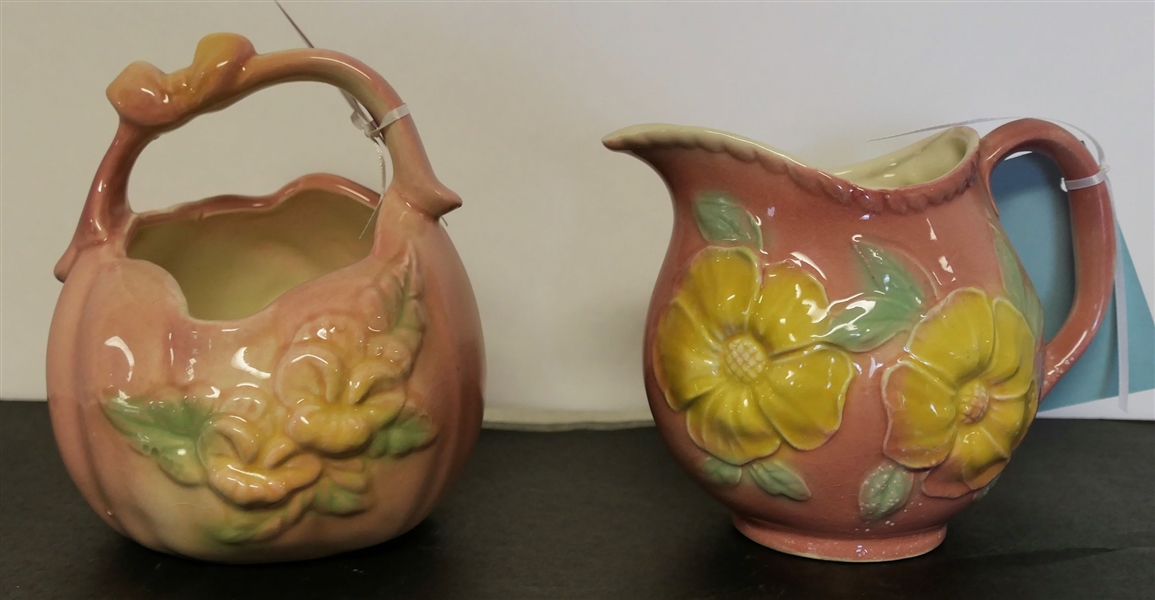 2 Pieces of Hull - Pitcher 52  - 24oz and Planter Number 84 