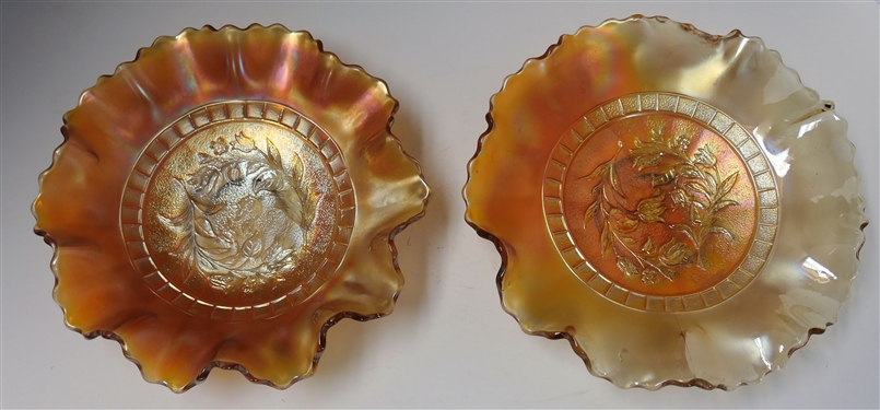 2 Carnival Marigold Wildflower Bowls - Measuring 8 Across